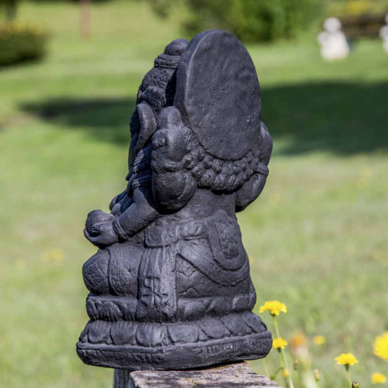 Black ganesh statue 40 cm