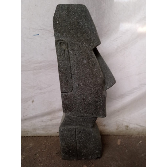 Easter island andesite volcanic rock moai statue 60 cm
