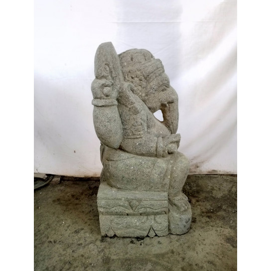 Ganesh stone garden statue 50 cm
