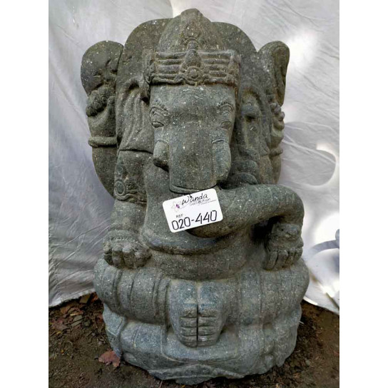 Ganesh stone garden statue 80 cm