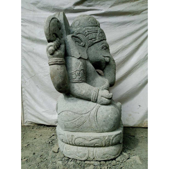 Ganesh stone outdoor garden statue 100 cm