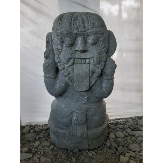Hindu lava stone ganesh garden statue 80 cm