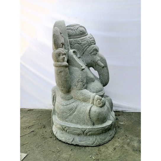 Hindu volcanic rock ganesh garden statue 1 m