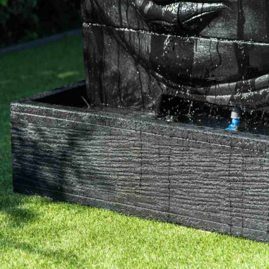 Large outdoor buddha face water wall water feature 180 cm