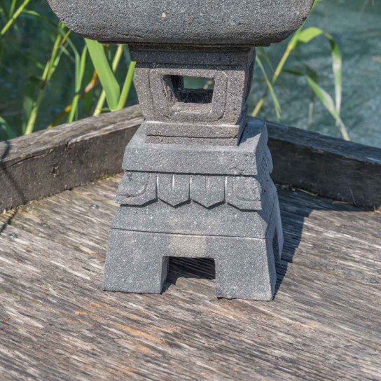 Lava stone japanese lantern 55 cm