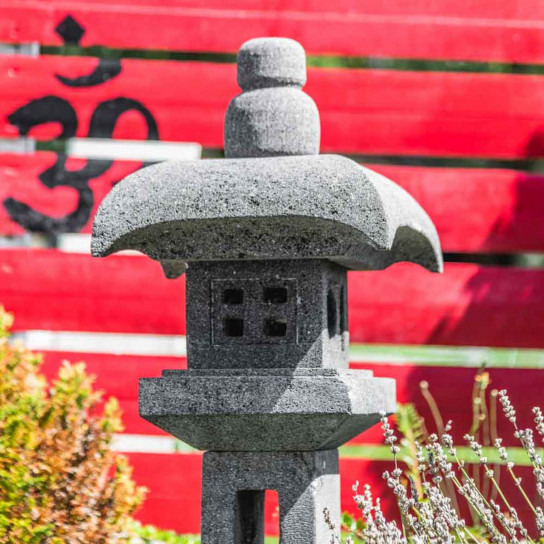 Lava stone pagoda japanese lantern 70 cm