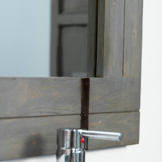 Loft large grey bathroom mirror 160 x 80
