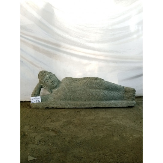 Natural stone reclining buddha statue 120 cm