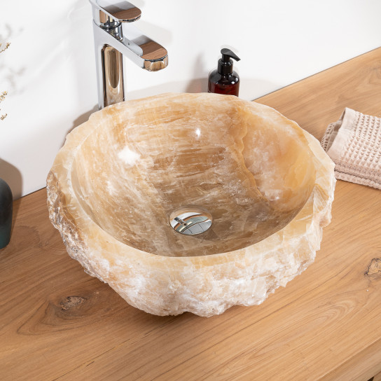Onyx stone countertop bathroom sink 30-35 cm