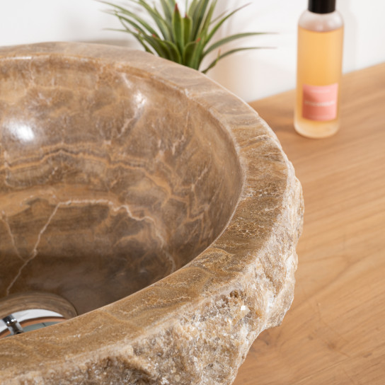 Onyx stone countertop bathroom sink 30-35 cm