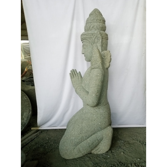 Outdoor volcanic rock teppanom buddha statue 150 cm