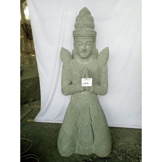 Outdoor volcanic rock teppanom buddha statue 150 cm