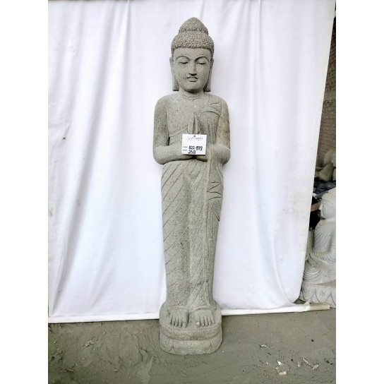 Stone standing buddha statue prayer 150 cm