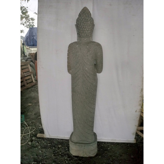Stone standing buddha statue prayer 2 m