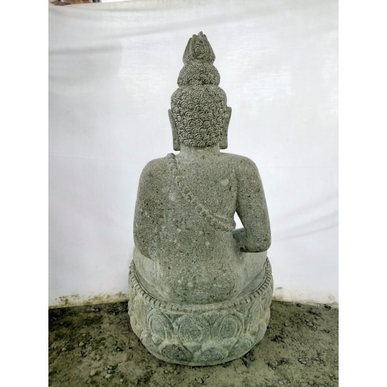 Stone sukothai buddha garden statue 120 cm