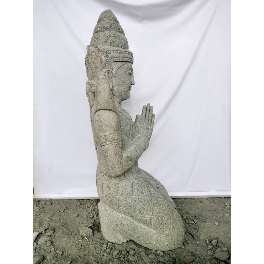 Stone teppanom thai buddha statue 120 cm