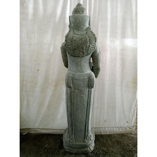 Water pouring balinese goddess volcanic rock statue 150 cm