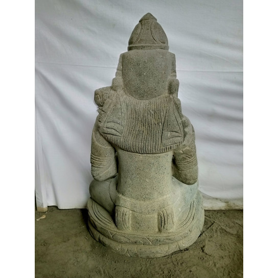Zen balinese goddess outdoor statue chakra pose 50 cm