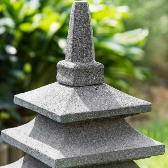 Zen decorative japanese lava stone lamp 50 cm