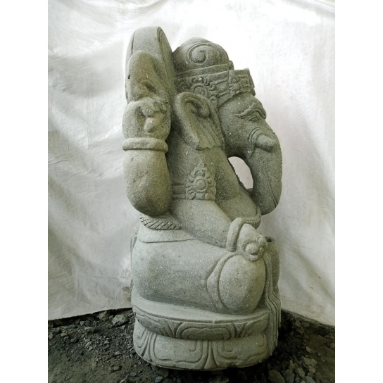 Zen ganesh stone garden sculpture 100 cm