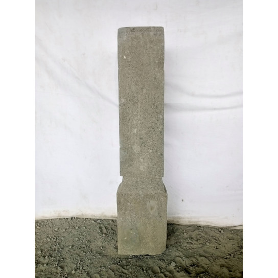 Zen moai elongated face garden statue 100 cm