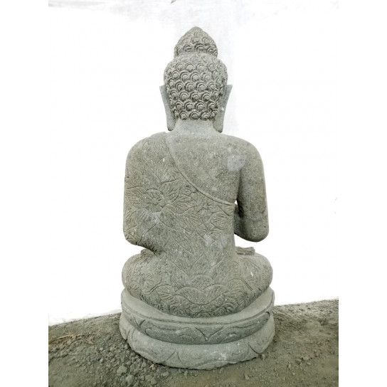 Zen stone buddha garden statue chakra 1 m